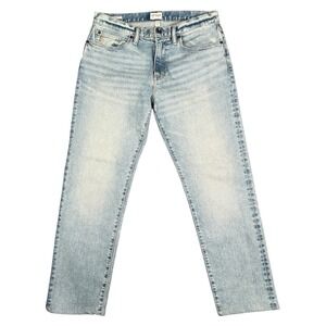 Todd Snyder Jeans Men's 32x34 Straight Fit Denim Cotton Light Wash Zipper Fly